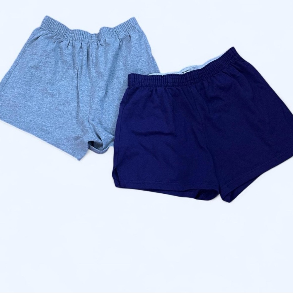 Soffe Women’s Athletic Shorts Gray and Purple